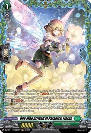 One Who Arrived at Paradise, Florus (FR) - DZ-BT11/FR36EN - Frame Rare