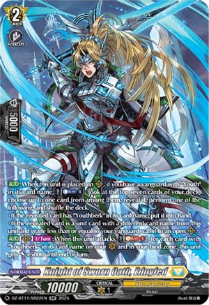 Knight of Sworn Oath, Ednyfed (SR) - DZ-BT11/SR22EN - Silver Rare