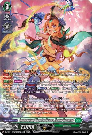 Bandmaster of Blooming Dreams, Lianorn Traumend (SR) - DZ-BT11/SR29EN - Silver Rare