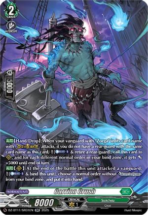 Carrion Crush (SR) - DZ-BT11/SR31EN - Silver Rare