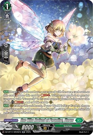 One Who Arrived at Paradise, Florus (SR) - DZ-BT11/SR35EN - Silver Rare