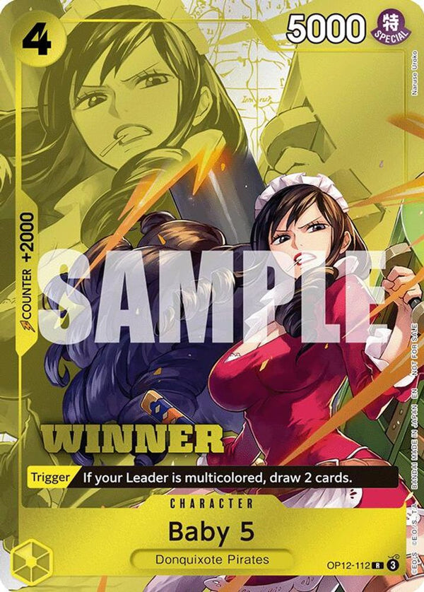 Baby 5 (Winner Pack 2026 Vol. 1) - OP12-112 - Rare