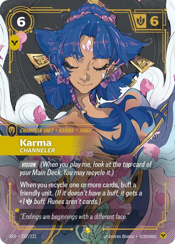 Karma - Channeler (Overnumbered) - 237/221 - Showcase
