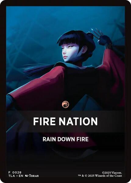 Fire Nation Theme Card Token (JTLA)