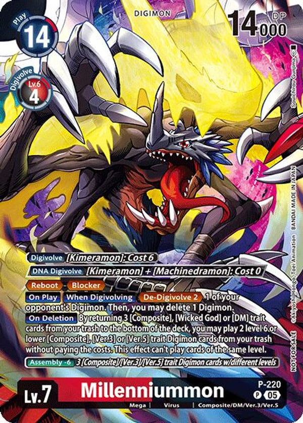 Millenniummon (Time Stranger Box Topper) - P-220 - Promo