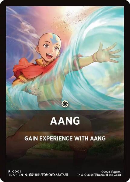 Aang Theme Card Token (JTLA)
