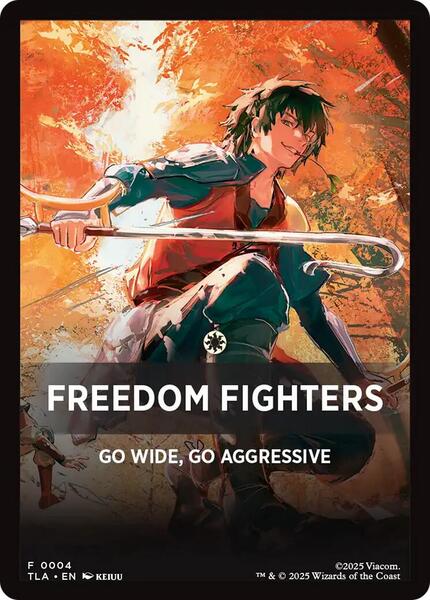 Freedom Fighters Theme Card Token (JTLA)