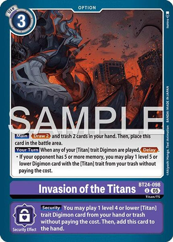 Invasion of the Titans - BT24-098 - Uncommon
