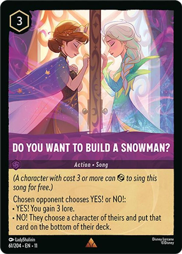 Do You Want To Build A Snowman? - 61/204 - Rare