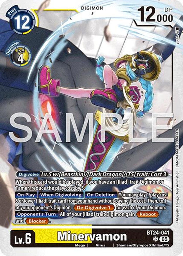 Minervamon - BT24-041 - Super Rare