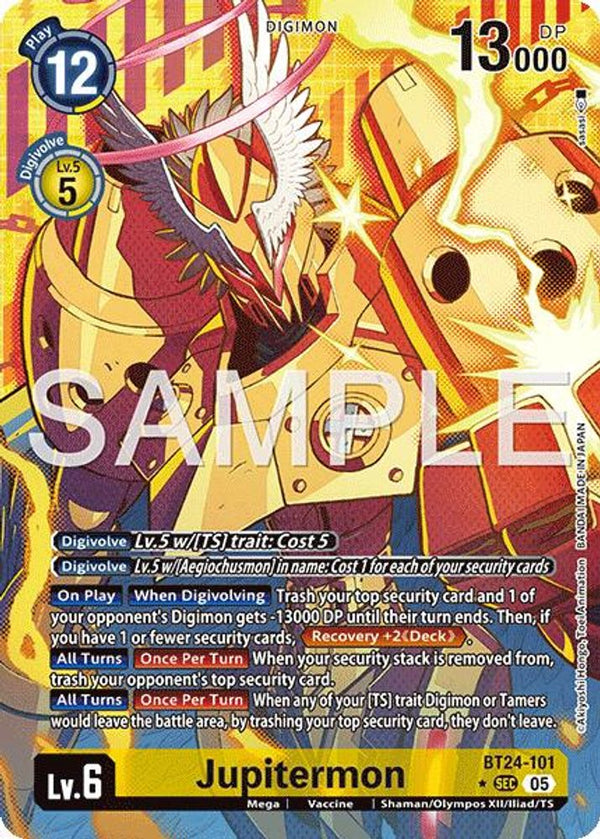 Jupitermon (Alternate Art) - BT24-101 - Secret Rare