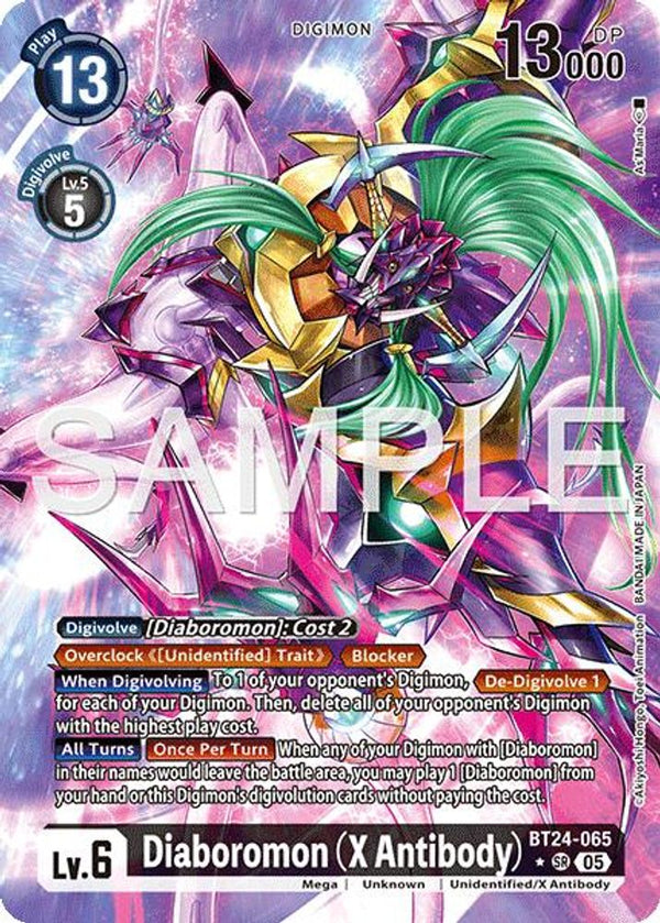 Diaboromon (X Antibody) (Alternate Art) - BT24-065 - Super Rare