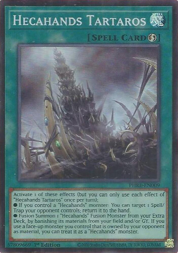 Hecahands Tartaros (Super Rare) - PHRE-EN009 - Super Rare - 1st Edition