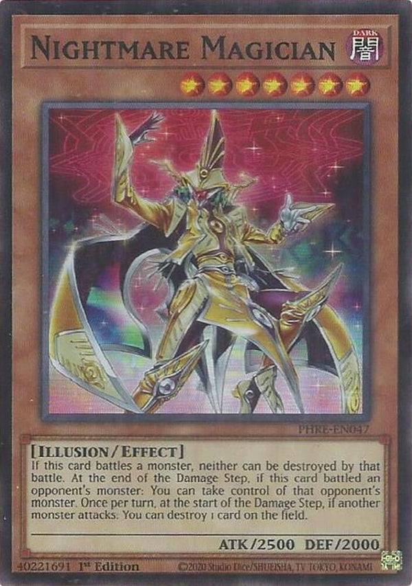Nightmare Magician (Super Rare) - PHRE-EN047 - Super Rare - 1st Edition