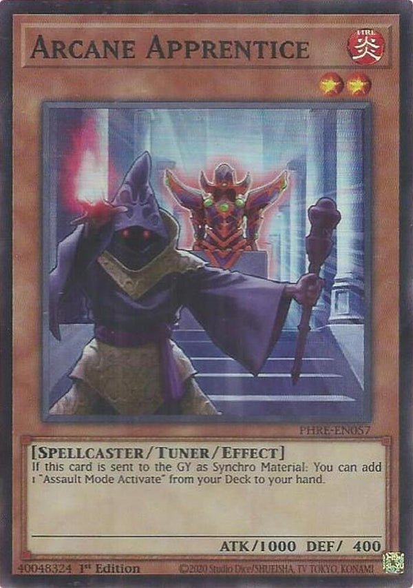 Arcane Apprentice (Super Rare) - PHRE-EN057 - Super Rare - 1st Edition