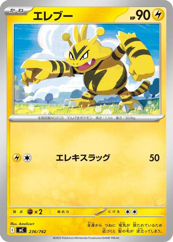 Electabuzz (Japanese) - 236/742 - No Rarity