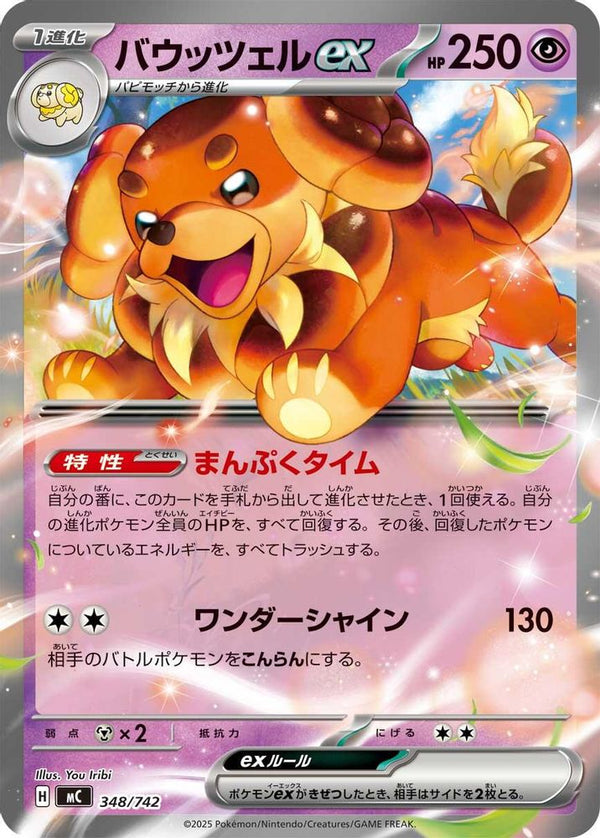 Dachsbun ex (Japanese) - 348/742 - Double Rare (Non-Holo)