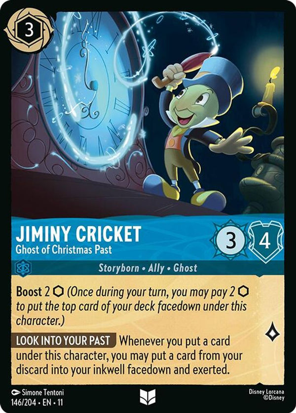 Jiminy Cricket (Ghost of Christmas Past) - 146/204 - Uncommon