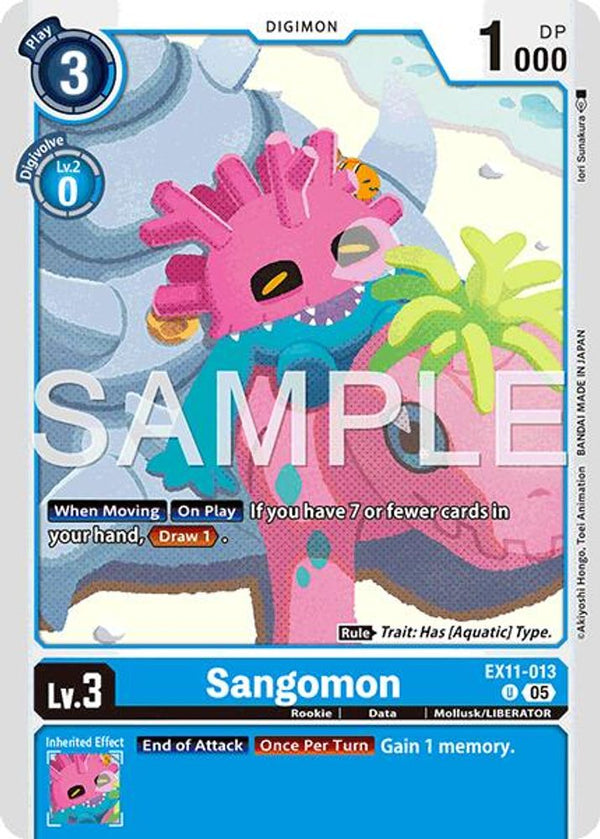 Sangomon - EX11-013 - Uncommon
