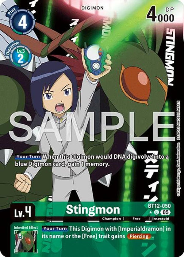 Stingmon - BT12-050 (Alternate Art) - BT12-050 - Uncommon