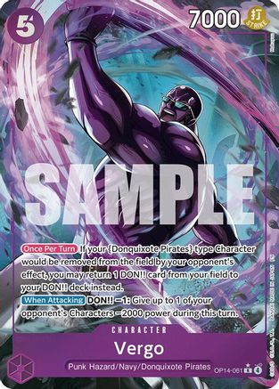 Vergo (Alternate Art) - OP14-061 - Rare