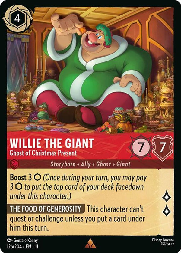 Willie the Giant (Ghost of Christmas Present) - 126/204 - Rare