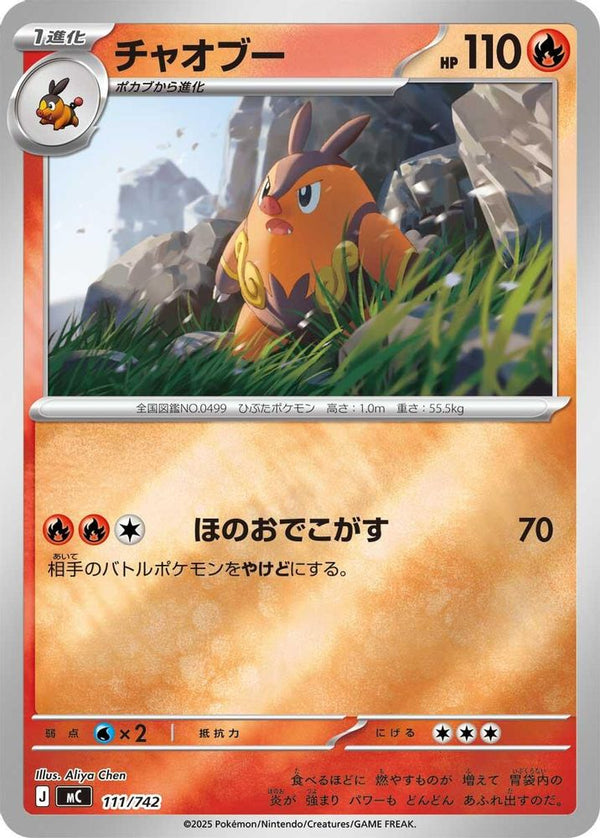 Pignite (Mirror Holo) (Japanese) - 111/742 - No Rarity