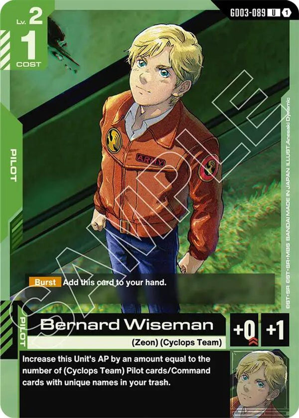 Bernard Wiseman - GD03-089 - Uncommon