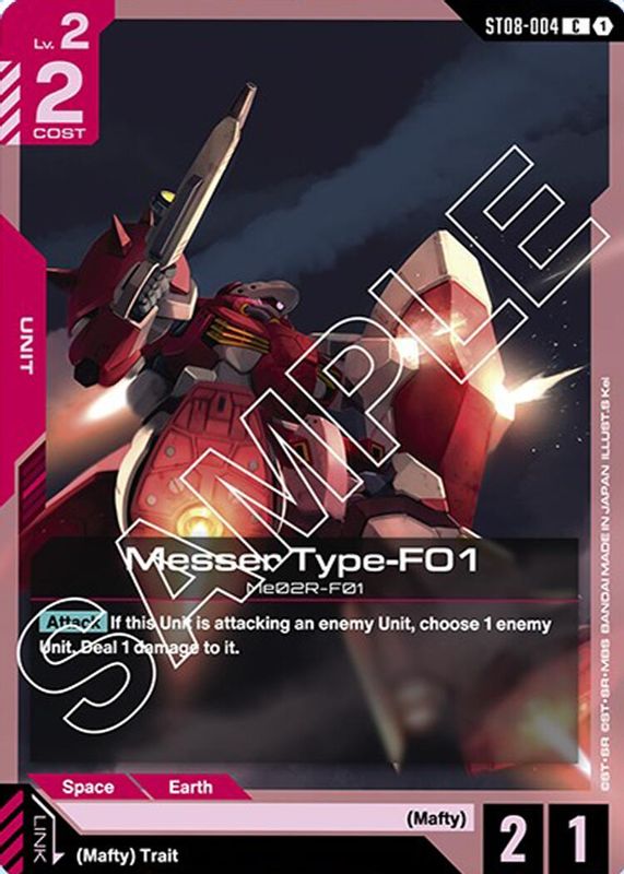 Messer Type-F01 - ST08-004 - Common