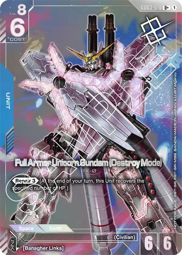 Full Armor Unicorn Gundam (Destroy Mode) (Store Tournament Winner Pack 03) - GD03-010 - Uncommon+