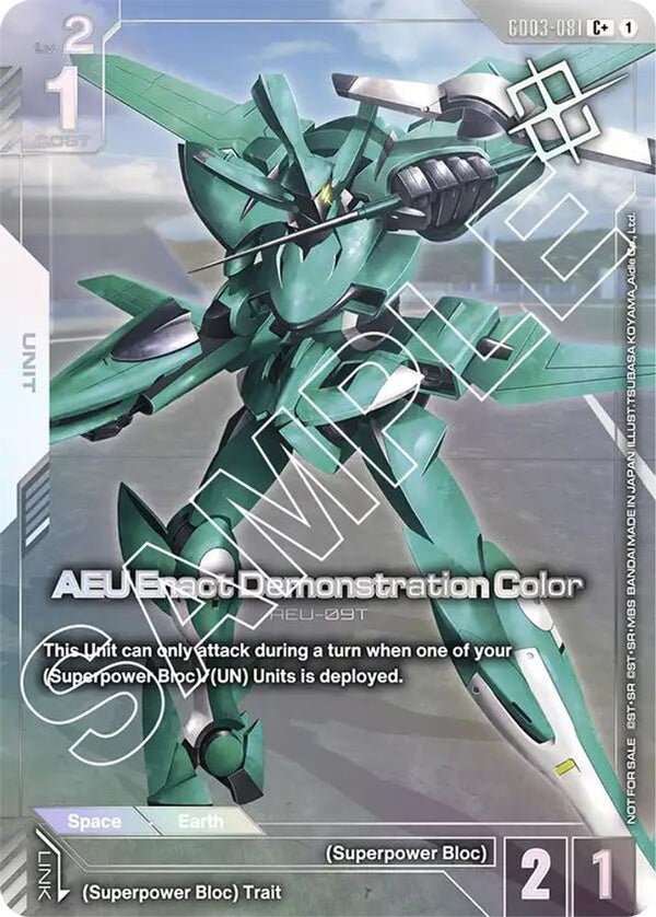 AEU Enact Demonstration Color (Store Tournament Winner Pack 03) - GD03-081 - Common+