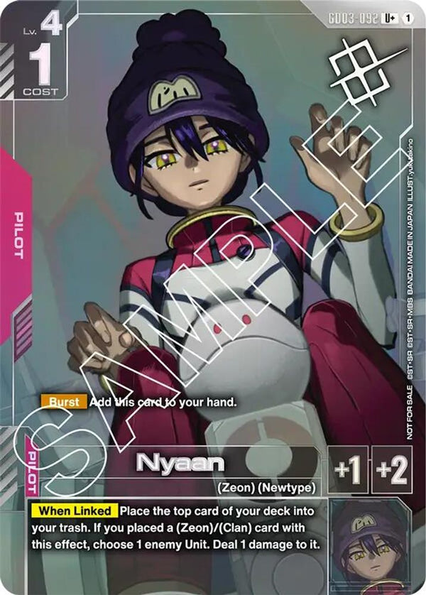 Nyaan (Store Tournament Winner Pack 03) - GD03-092 - Uncommon+