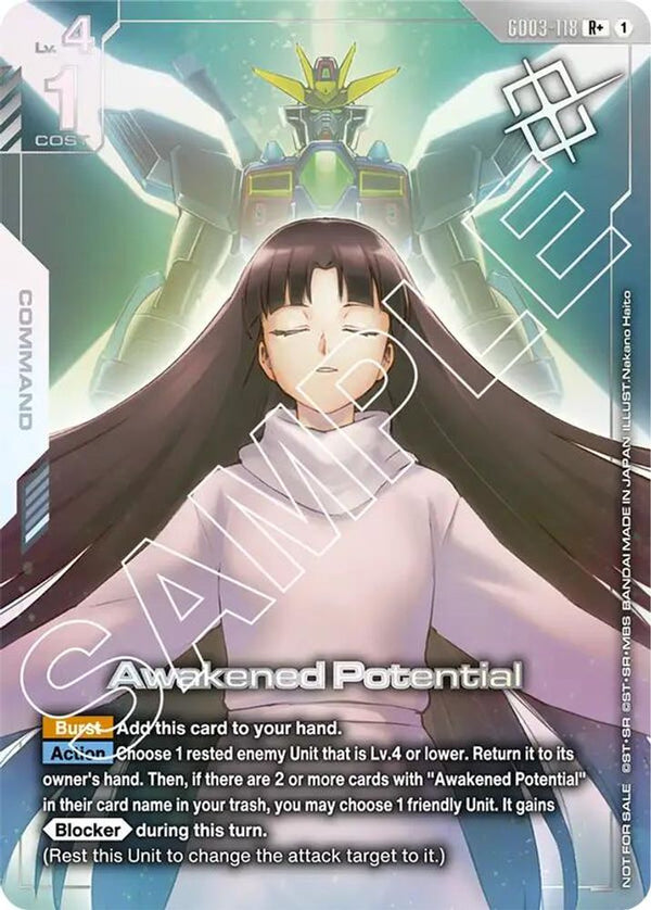Awakened Potential (Store Tournament Winner Pack 03) - GD03-118 - Rare+