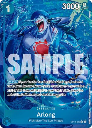 Arlong (Alternate Art) - OP14-042 - Rare