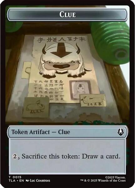 Clue (015) // Spirit (003) Token (TTLA)