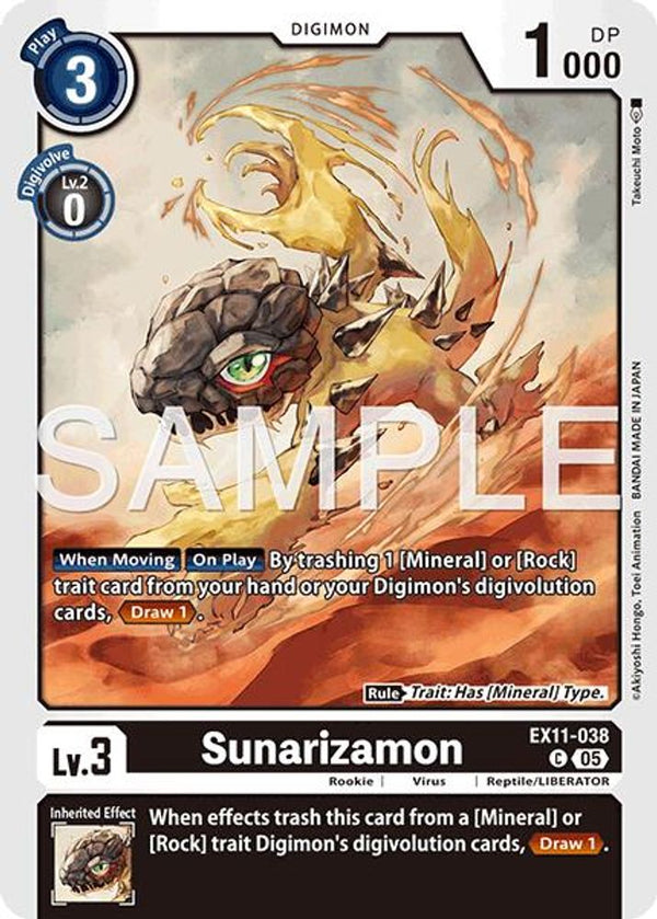 Sunarizamon - EX11-038 - Common