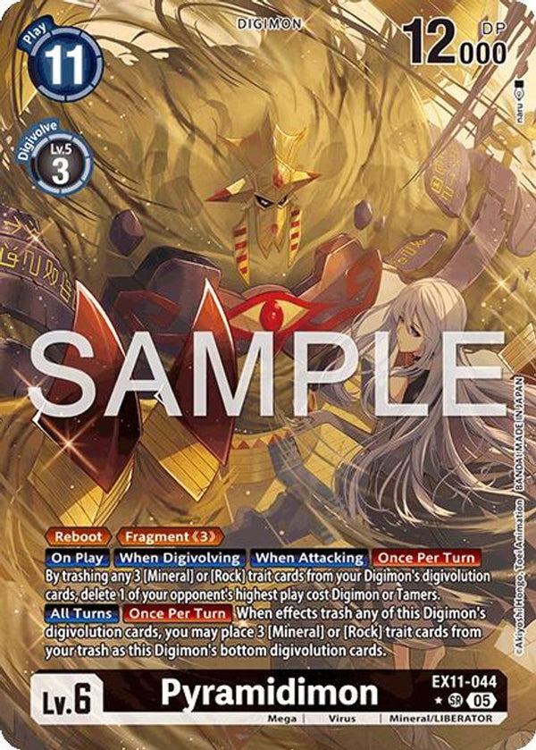 Pyramidimon (Alternate Art) - EX11-044 - Super Rare