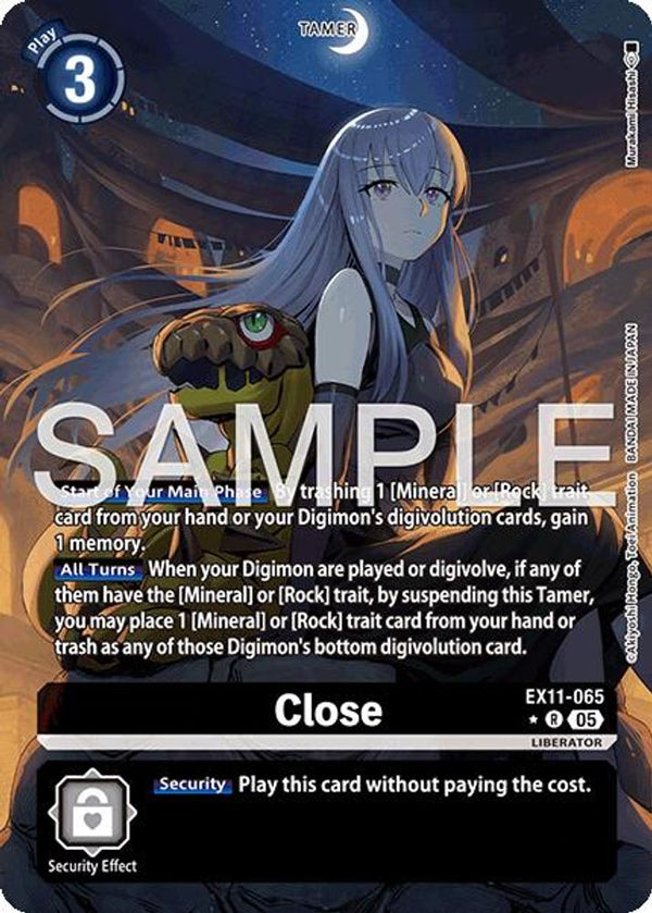 Close (Alternate Art) - EX11-065 - Rare
