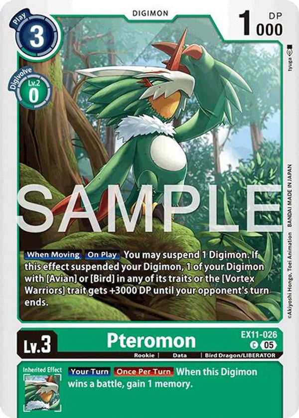 Pteromon - EX11-026 - Common
