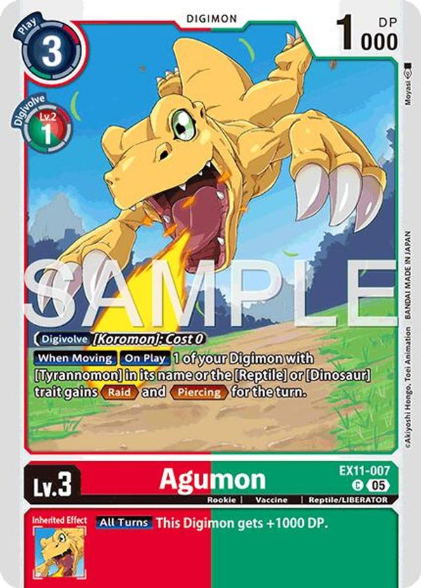 Agumon - EX11-007 - Common