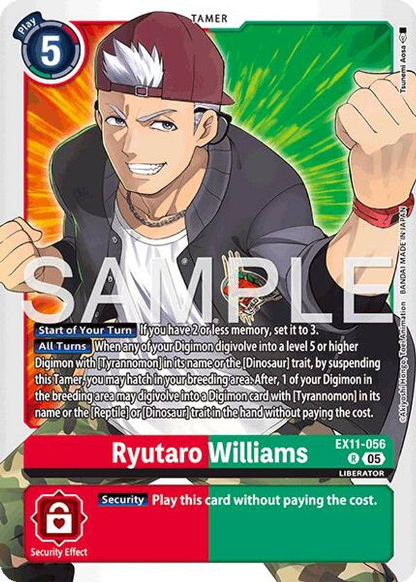 Ryutaro Williams - EX11-056 - Rare