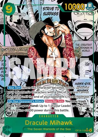 Dracule Mihawk (Manga) - OP14-119 - Secret Rare