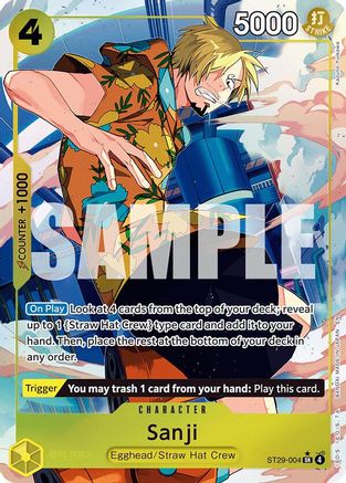 Sanji (Full Art) - ST29-004 - Super Rare