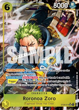 Roronoa Zoro (Full Art) - ST29-014 - Super Rare