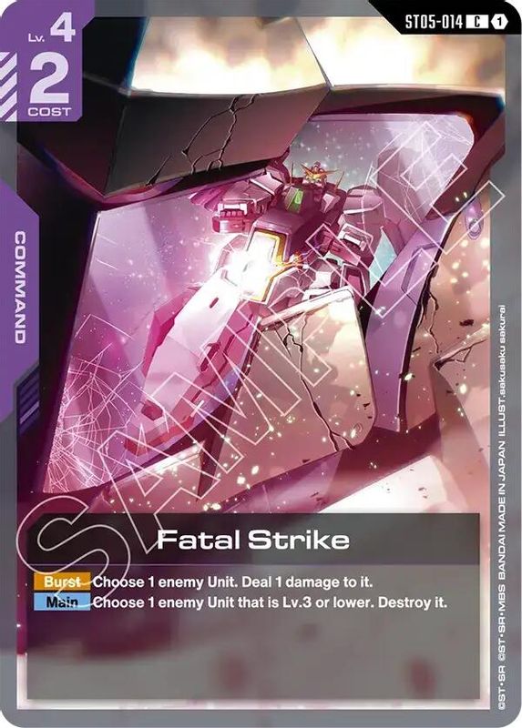 Fatal Strike - ST05-014 - Common