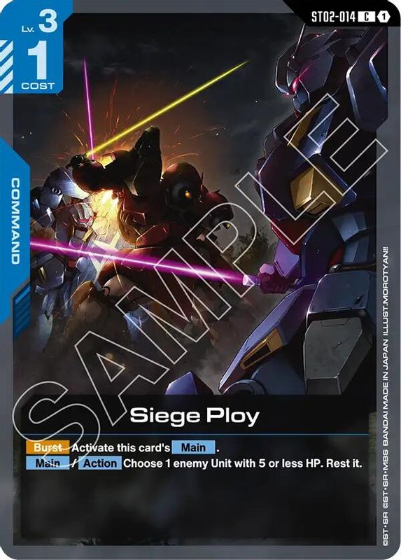 Siege Ploy - ST02-014 - Common