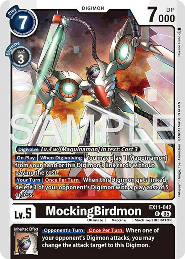 MockingBirdmon - EX11-042 - Uncommon