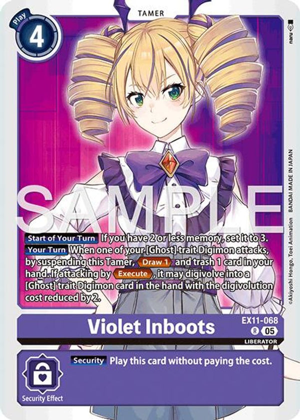 Violet Inboots - EX11-068 - Rare