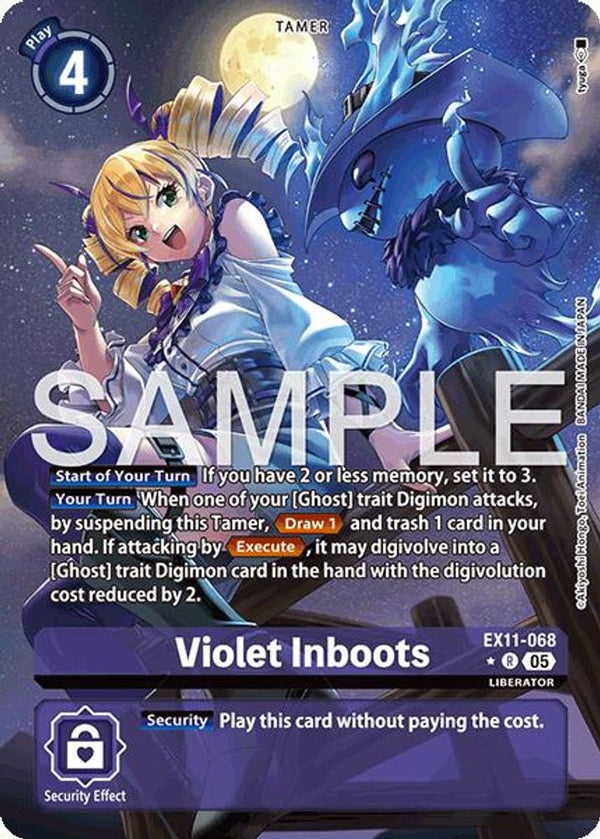 Violet Inboots (Alternate Art) - EX11-068 - Rare