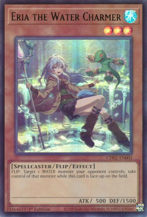 Eria the Water Charmer (Ultra Rare) - CH02-EN001 - Ultra Rare - 1st Edition